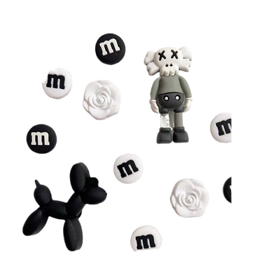 【9.9元3件套】巴斯光年+小猪皮杰+鹅卵石洞洞鞋鞋花配饰鞋扣DIY