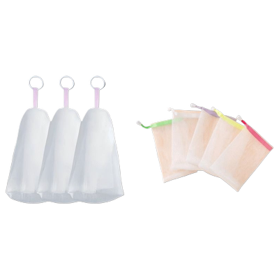 起泡网洗面奶专用香皂肥皂网袋打泡神器加厚双层手工洗脸打泡网兜