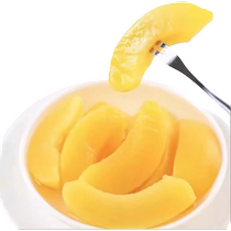 (Factory direct sales) Fresh yellow peach canned new date ready-to-eat dormitory canned fruit snacks wholesale whole box