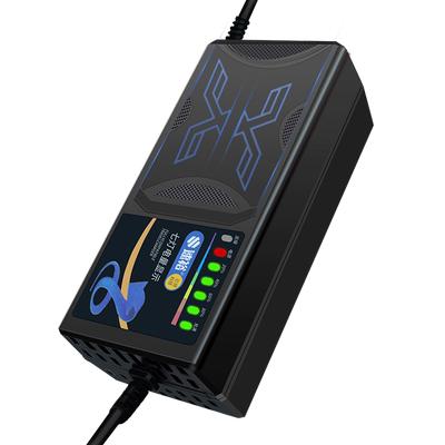 适用爱玛电动车充电器新国标电瓶48V12AH60V72V20A插头通用三孔