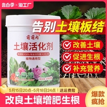 Soil activation treasure mineral source potassium fulvic acid flower fertilizer loose soil rooting plant flowers universal nutritional microorganism