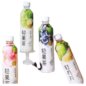 喜茶轻果茶低糖低卡0脂450ml夏天解渴葡萄茶饮料特价瓶装黑加仑