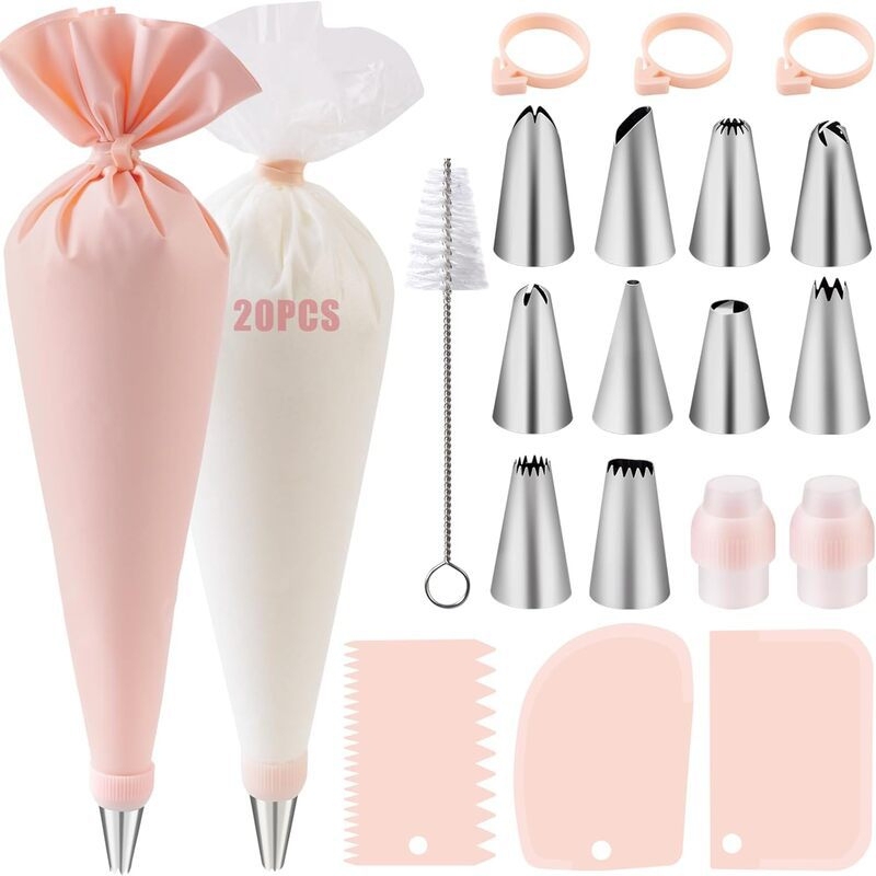 Amazon 40-Piece Decorating Nozzle Set, Cake Decorating Nozzles, Tpu Decorating Bags, Cream Scraper Amazon 40-Piece Decorating Nozzle Set, Cake Decorating Nozzles, Tpu Decorating Bags, Cream Scraper