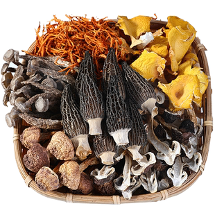 云南七彩菌汤包菌菇汤料包松茸羊肚菌干货旗舰店煲汤炖鸡山珍礼盒