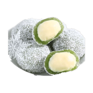 牛油果雪媚娘咸豆乳泡芙爆浆糯米滋麻薯休闲解馋糕点食品点心低