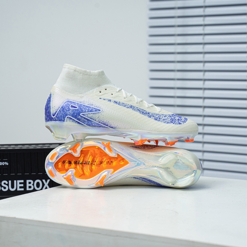 16/15 Football Shoes High-Top Fg Long Spikes C Ronaldo Mbappe Air Cushion Children's Low-Top for Boys and Girls Students 16/15 Football Shoes High-Top Fg Long Spikes C Ronaldo Mbappe Air Cushion Children's Low-Top for Boys and Girls Students