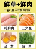 瓜洲牧 Кошачья трава лиофина для кошачья трава гранулированная волоса для волос Удаление кошачья закус