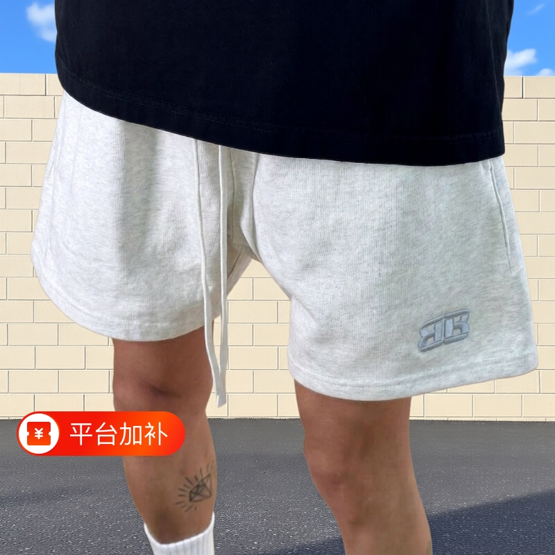 Sports Shorts Summer American Casual Embroidered Men's and Women's Basketball Shorts Sweatpants Black Gray White Sports Shorts Summer American Casual Embroidered Men's and Women's Basketball Shorts Sweatpants Black Gray White