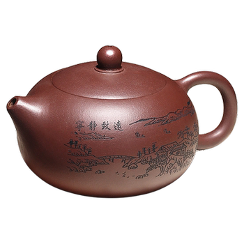 Dahongpao xishi purple clay teapot