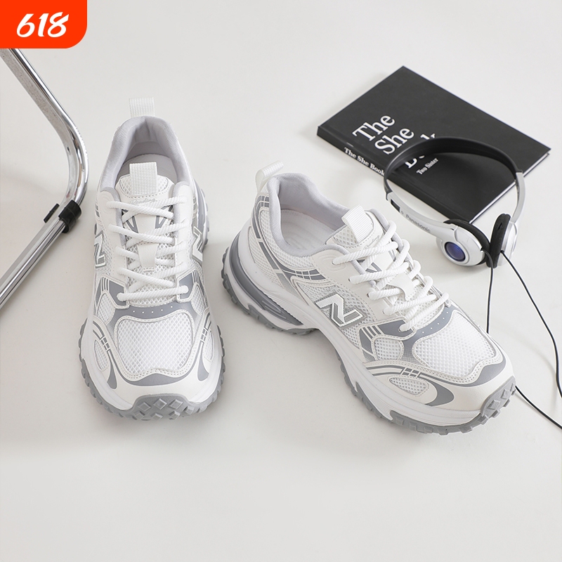 New Balance Summer New Model Height-Increasing Breathable Versatile Trendy 2026 Hot-Selling Running Shoes for Men and Women