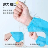 Длинный детский дождевик, альпинистский водонепроницаемый плащ подходит для пеших прогулок, длина макси, увеличенная толщина