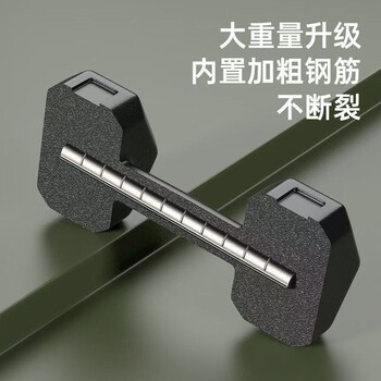 Dumbbell men and women hexagonal home sports fitness equipment weightlifting combination set rubber-coated xiaoya ling strength training