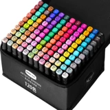 Маркер для школьников, художественная детская акварель, мелки, двусторонний комплект, быстросохнущие многоразовые цветные карандаши, чернила, кисть, 80 цветов, 48 цветов, 24 цветов, 60 цветов, 168 цветов