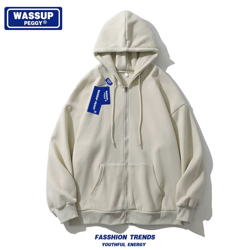 Кенди HOODIE WASSUP PEGGY, демисезонный свитшот, спортивная куртка, американский стиль, оверсайз