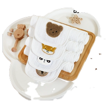 Childrens sweat-absorbent towel pure cotton gauze sweat-proof towel kindergarten baby pad sling cotton type A large size boys and girls