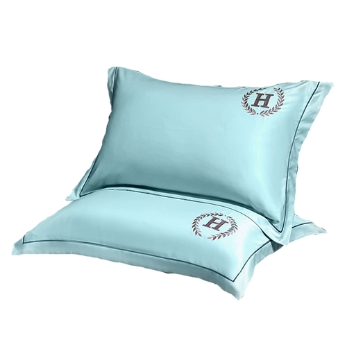 Шелковая летняя хлопковая наволочка для влюбленных, с вышивкой, 74см