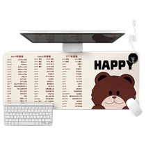 Heated mouse pad extra large heating desk pad for girls high-looking insulation office computer book desktop student