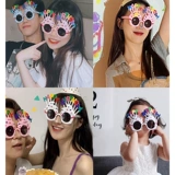 Детские очки, шапка для мальчиков, атмосферный аксессуар для волос