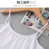 Белая приталенная летняя черная приятная телу майка топ