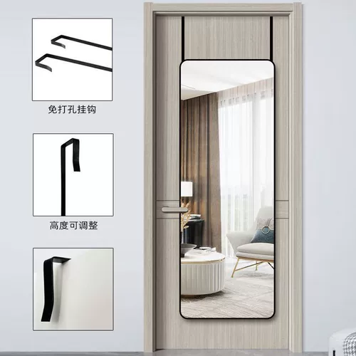 Вся зеркальная пастовая стена с липкой стены настенная стена стена тест одежды для общежития студент висячий дверной зеркал