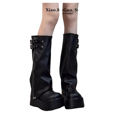 高筒增高长靴女|超2.6万次加购