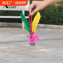 Shuttlecock A1PQ0 - Old-fashioned colorful chicken feather special kick-resistant shuttlecock for fitness and feather learning for beginners