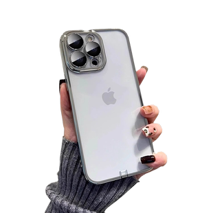 带防尘塞17适用苹果15promax手机壳新款iphone16一体镜头膜14plus透明13硅胶13pro男女全包p防摔高级感保护套
