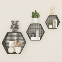 Wall punch-free storage rack dormitory bedside bedside storage rack bedroom good things wall hanging upper bed artifact