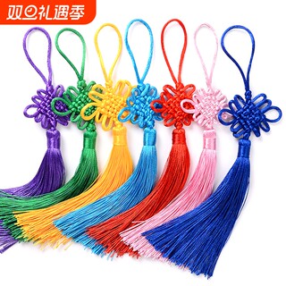 中国结新年挂饰金边线节日特色手工艺礼品流苏穗子挂件中秋