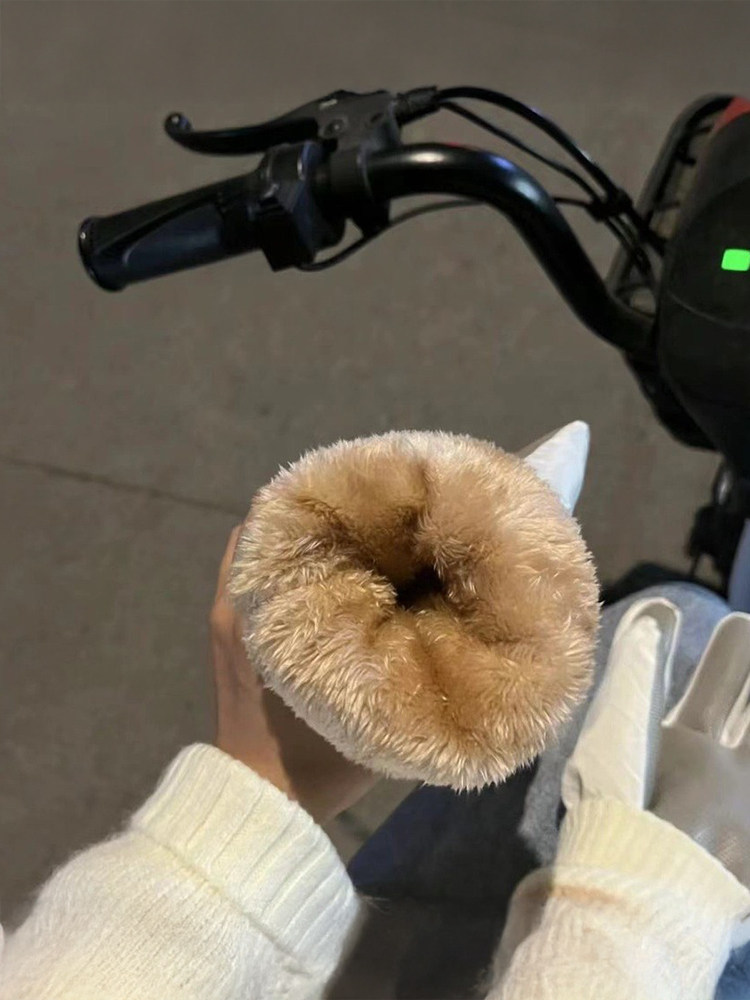 SKI GLOVES WOMENS WINTER VELVET THICKENED OUTDOOR SPORTS CYCLING MOUNTAINEERING WINDPROOF WATERPROOF ANTI-SLIP TOUCH SCREEN COTTON GLOVES