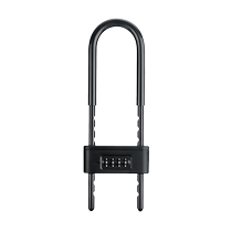 Password lock padlock glass door waterproof and rust-proof u-shaped lock door lock u-shaped lock lock lock household extended password anti-theft