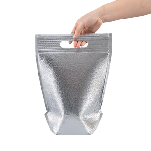 保温袋外卖专用手提饭盒便携蛋糕雪糕自封可重复使用保冷保热拉链