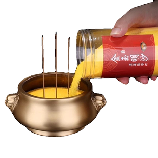 室内香炉专用沙金玉明沙填香炉里的金刚砂香灰粉上香插香家用铜器
