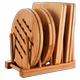 Bowl mat heat insulation mat dining table mat heat-resistant bamboo meal