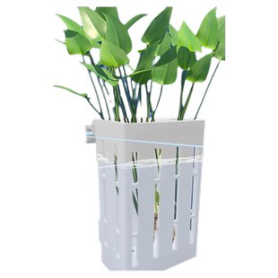 鱼缸水培定植篮壁挂式水草杯植物固定支架造景装饰配件养鱼赏花