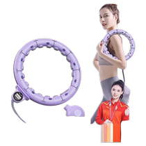 Song Yis same smart hula hoop abdominal tightening weight loss artifact fitness special tool for women to slim down their belly slim down their waist and sweat violently