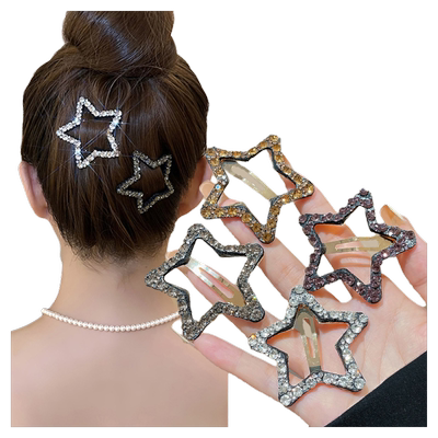 五角星发夹女边夹|超1.5万次加购
