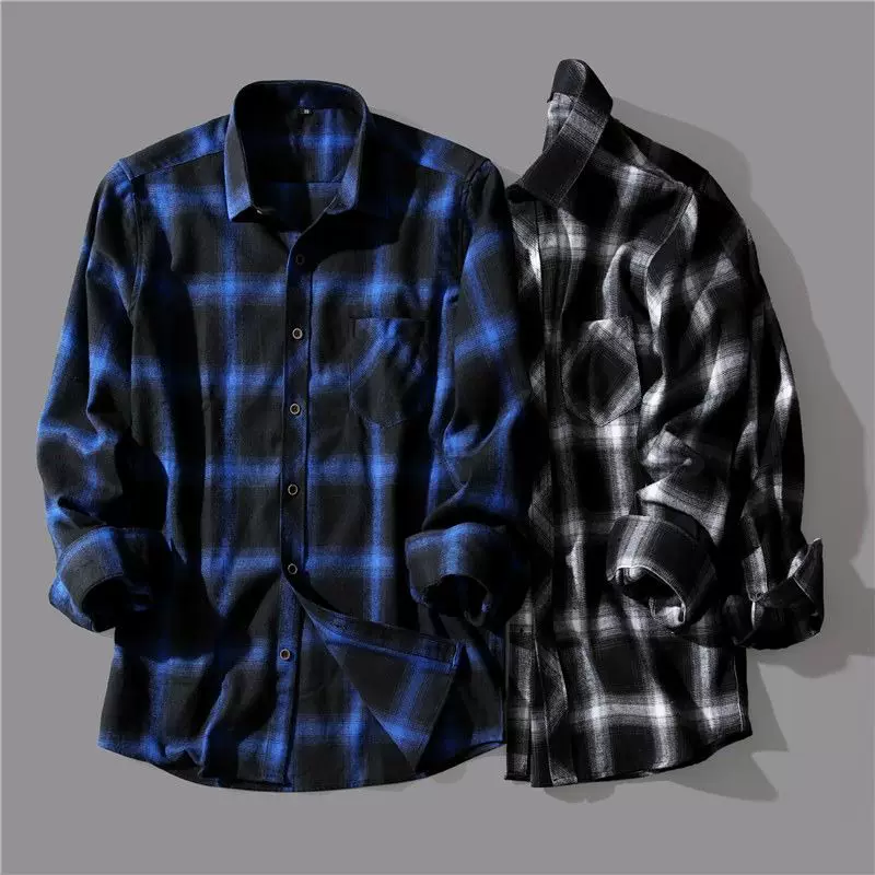 Trend shirt, demi-season long-sleeve, jacket, Korean style