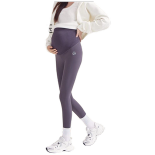 孕妇鲨鱼裤打底裤子春秋秋加绒保暖外穿瑜伽芭比裤托腹提臀不掉档