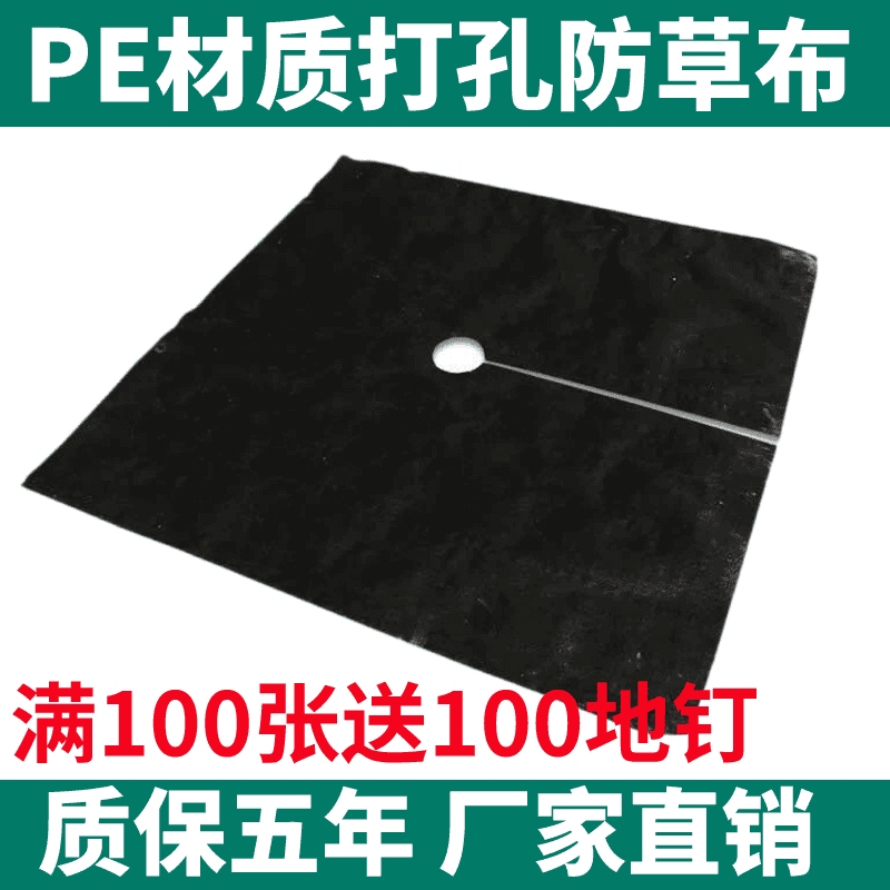 Pe Material Perforated Weed Control Fabric for Agriculture, Orchards, Fruit Tree Cover, Citrus, Orange, and Loquat Special Weed Control Cloth