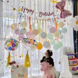 Брендовый детский воздушный шар, детская ракетка, 1 лет, подарок на день рождения