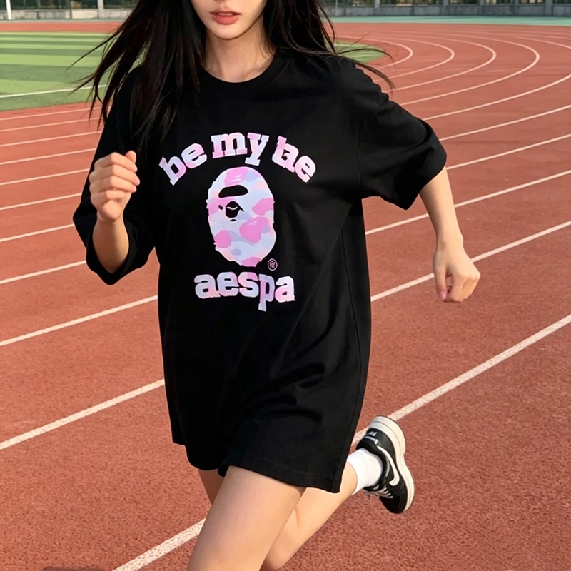 Trendy Brand Ape Short-Sleeved T-Shirt Pure Cotton Heavyweight High-Quality Version Skateboard Sports Shark Bape Ape Camouflage T-Shirt Summer Trendy Brand Ape Short-Sleeved T-Shirt Pure Cotton Heavyweight High-Quality Version Skateboard Sports Shark Bape Ape Camouflage T-Shirt Summer