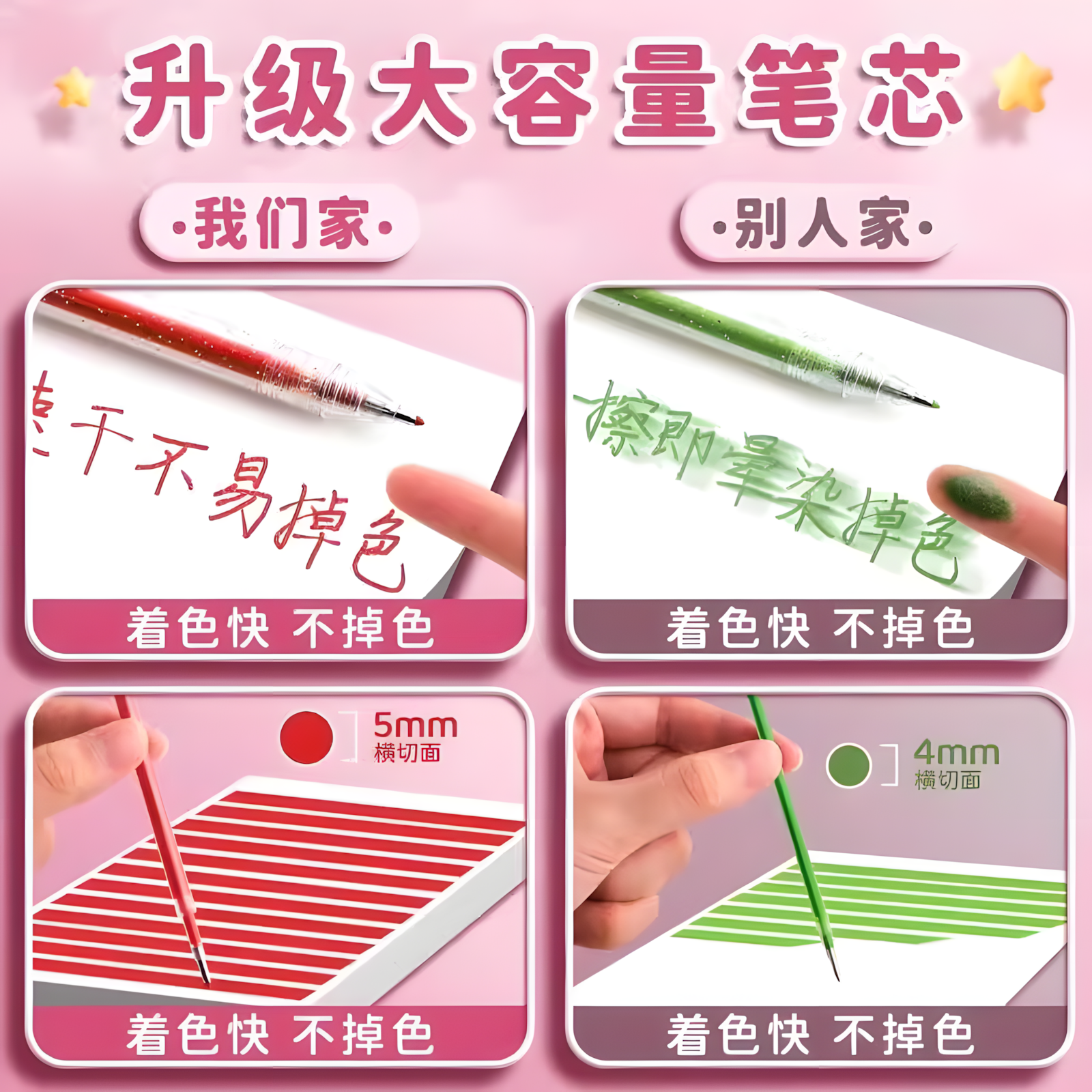 花型轮廓曲线笔荧光笔：学生手帐划重点神器，彩色套装让你的学习笔记焕然一新！