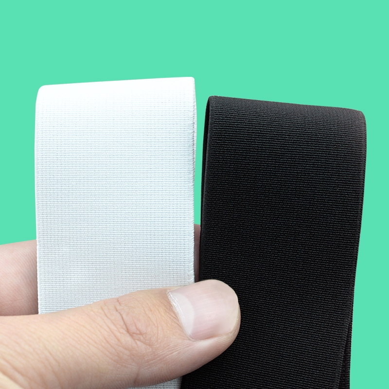 Elastic Band with Thickened and Densely Woven High Elasticity, Durable Flat Wide Waistband for Pants, Rubber Band, Stretch Band, Elastic Accessories