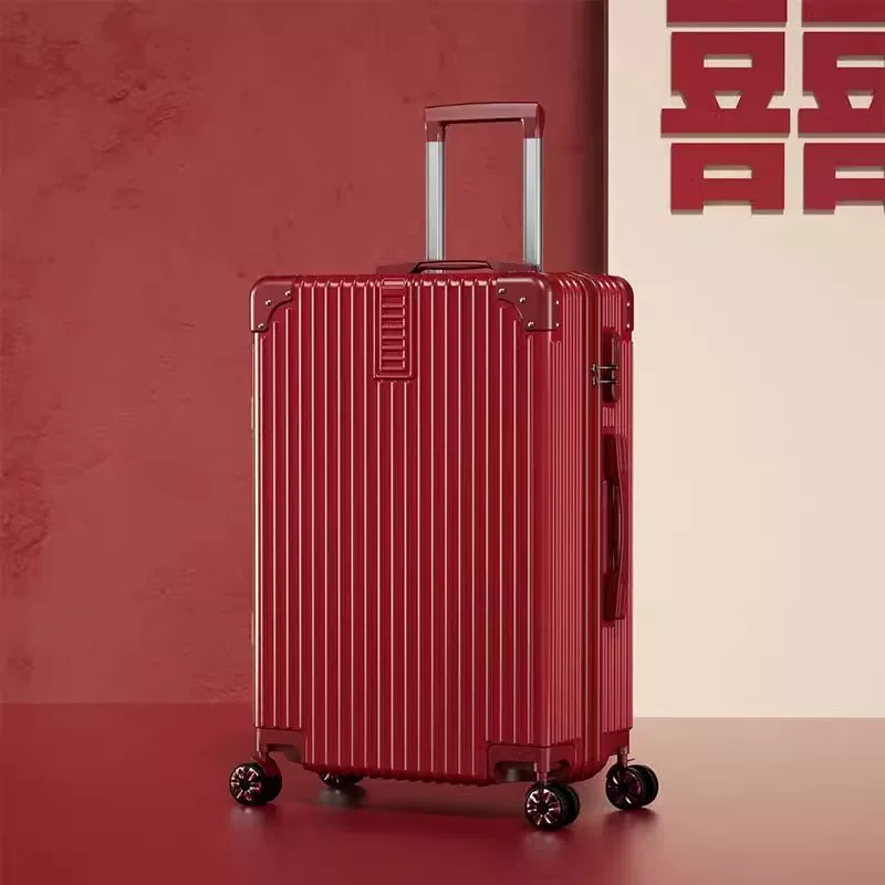 Красный чемодан, коробка для невесты, 24 дюйма