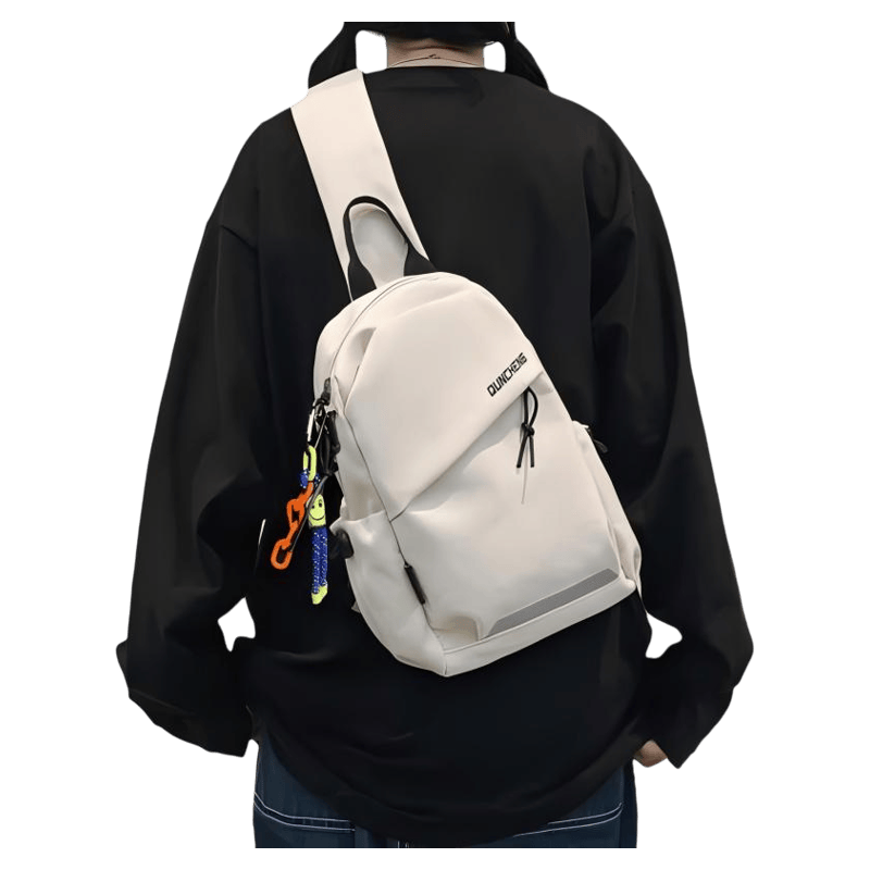 轻便款斜挎包男款单肩小背包男士胸包骑行运动爬山男生平板登山包