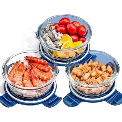 玻璃饭盒带盖密封|千人回购