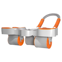 Abdominal wheel automatic rebound abdominal curling exercise abdominal muscle training 3-wheel men and women household elbow support roller fitness equipment