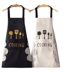 The Most Popular Waterproof Kitchen Apron Online, Household Oil-Proof Apron for Adults, Men and Women, Couple Style, for Cooking, Work, and Light-Duty Workwear