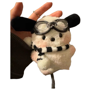 ins挂件创意情侣礼物毛绒帕恰狗公仔少女心可爱书包毛绒创意玩偶